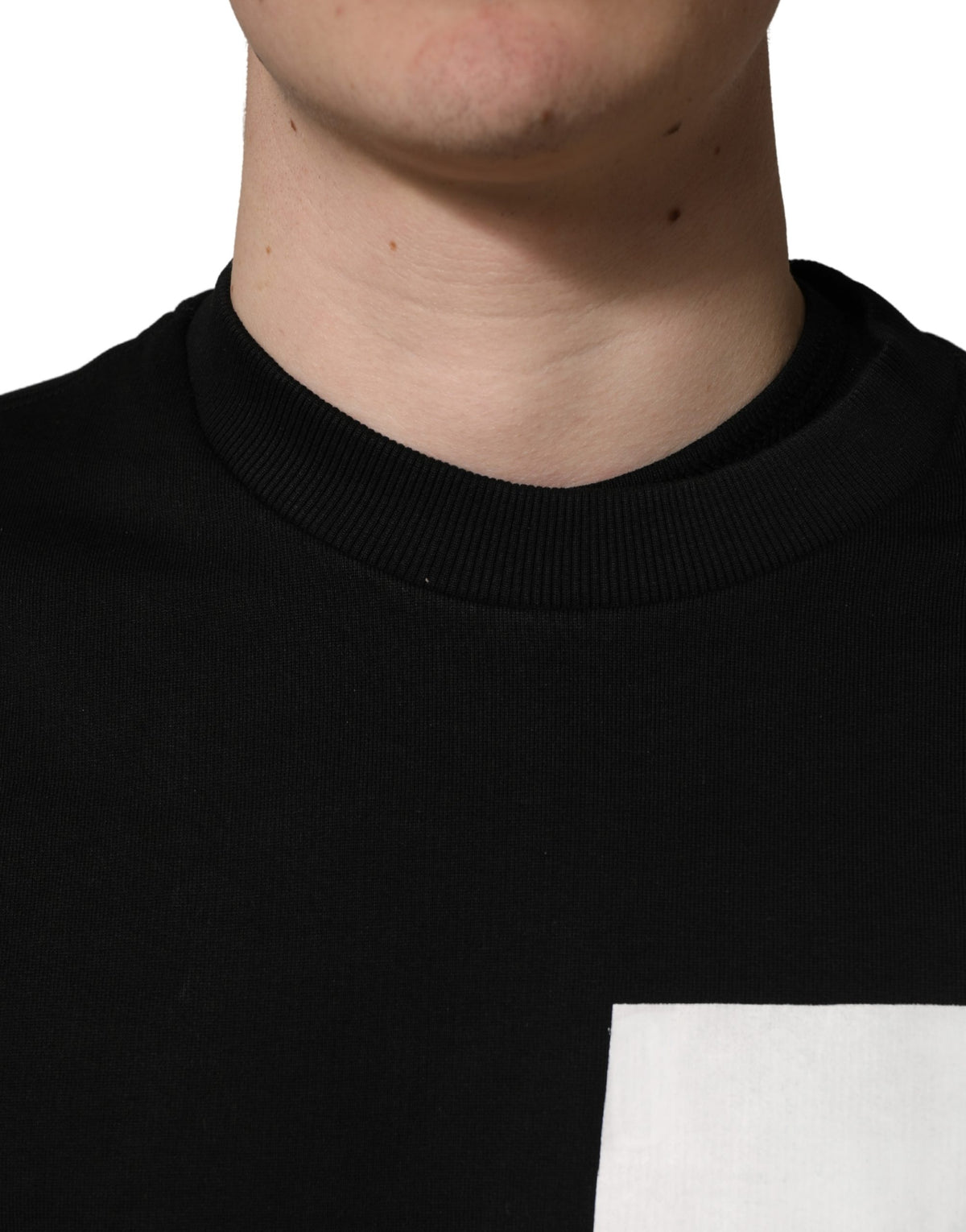 Sweat-shirt Dolce & Gabbana en coton noir à logo Milano