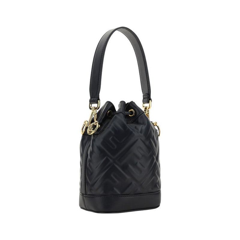 Fendi Black Mon Tresor Bucket Bag