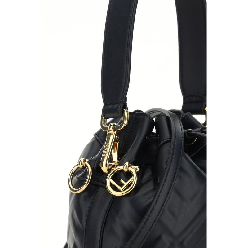 Fendi Black Mon Tresor Bucket Bag