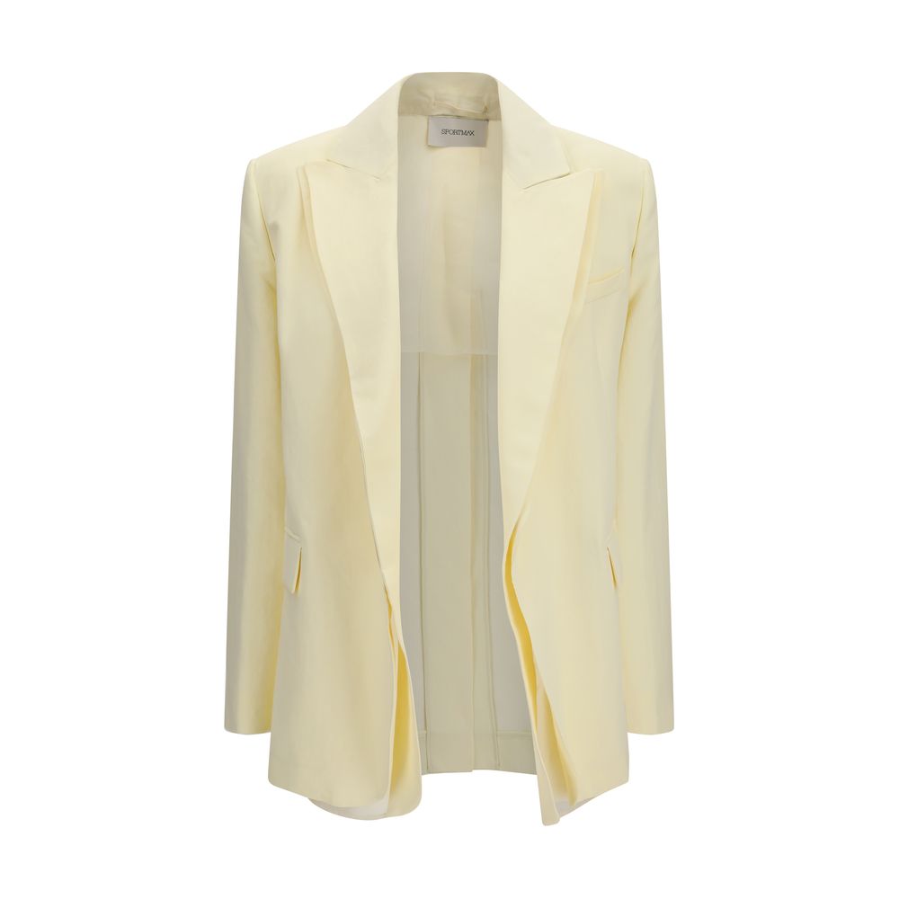 Max Mara Bicolor Viscose Blazer - Élégance Contemporaine