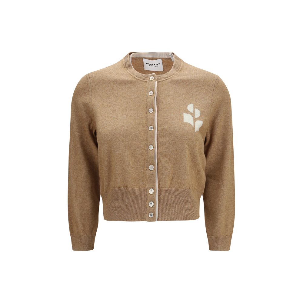 Isabel Marant Étoile Lona Beige Cotton Cardigan for Women