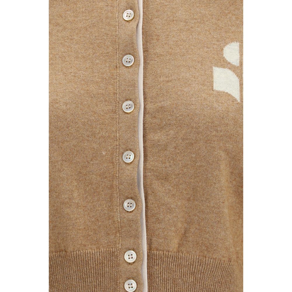 Isabel Marant Étoile Lona Beige Cotton Cardigan for Women