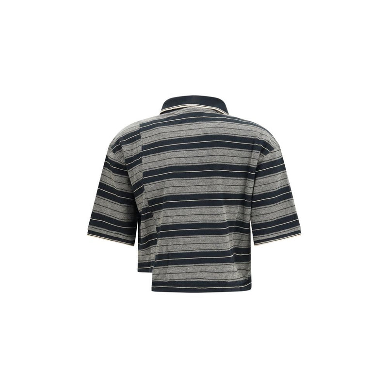 Polo en coton noir Marant Etoile