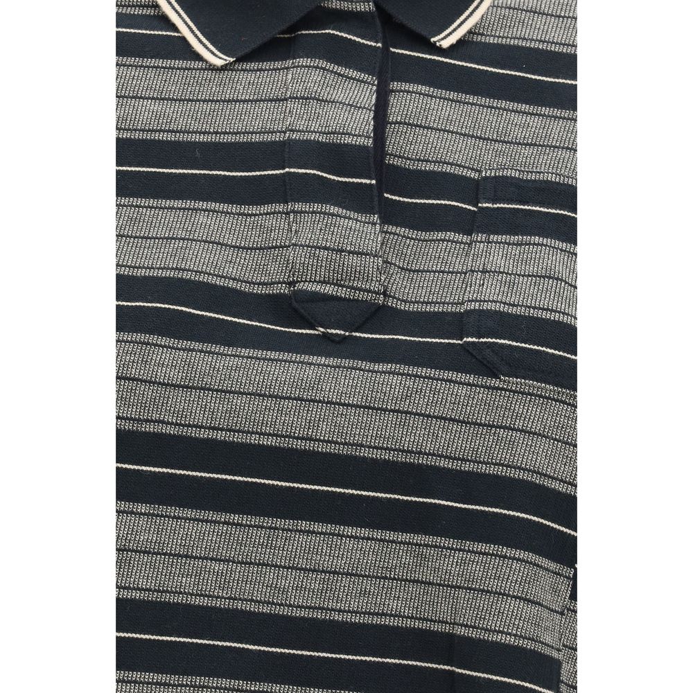Polo en coton noir Marant Etoile