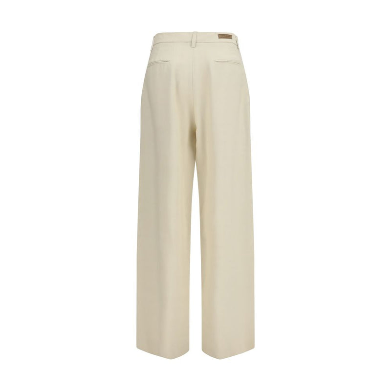 Jacob Cohen Beige Viscose Casual Pants for Women