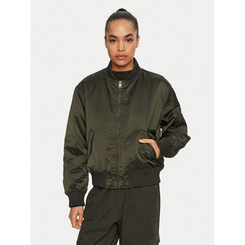 Champion Army Polyester Bomber Jacket for Women