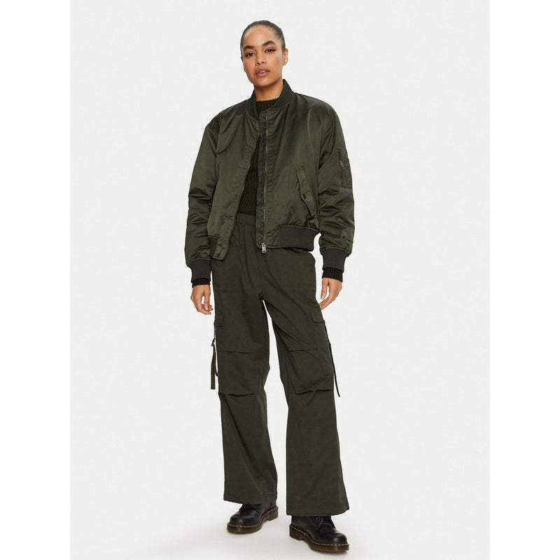 Champion Army Polyester Bomber Jacket for Women