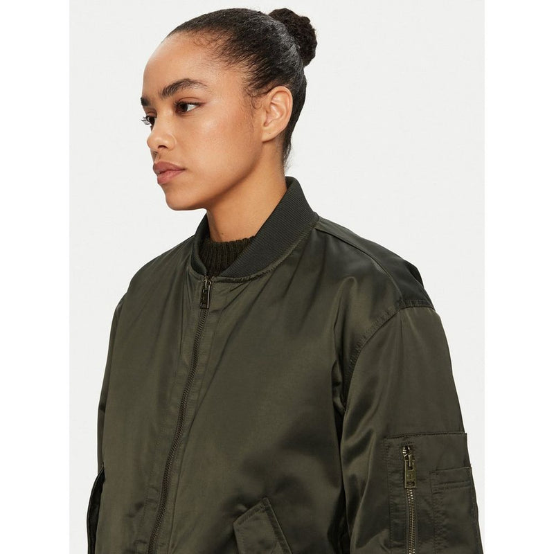 Champion Army Polyester Bomber Jacket for Women