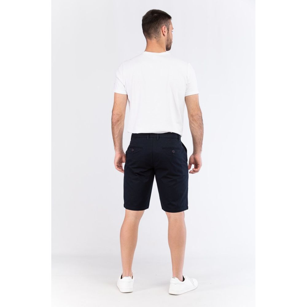Champion Blue Leather Bermuda Shorts for Men - XL