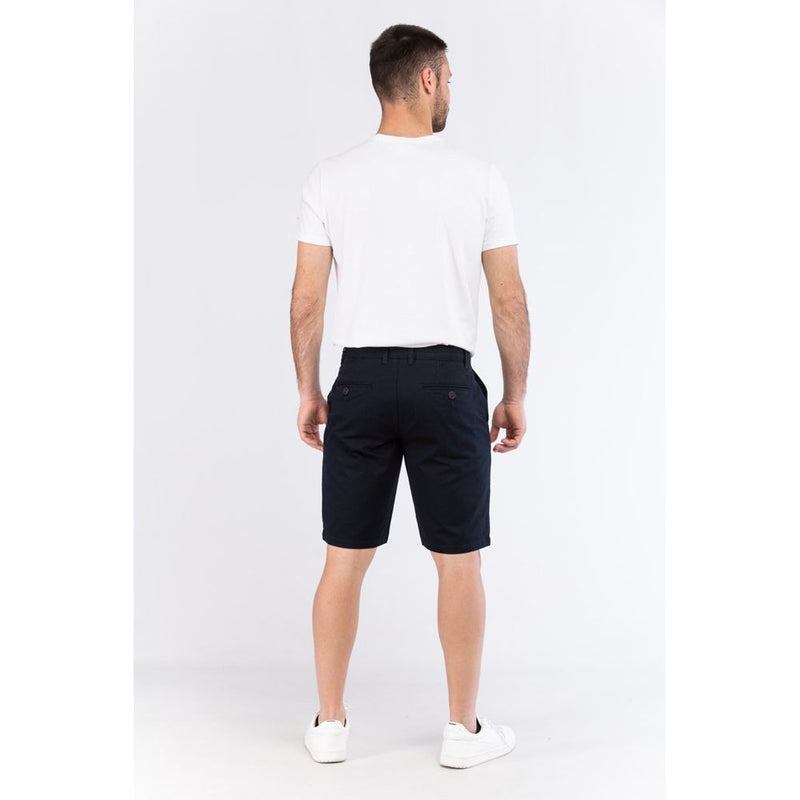 Champion Blue Leather Bermuda Shorts - Stylish Comfort for Men