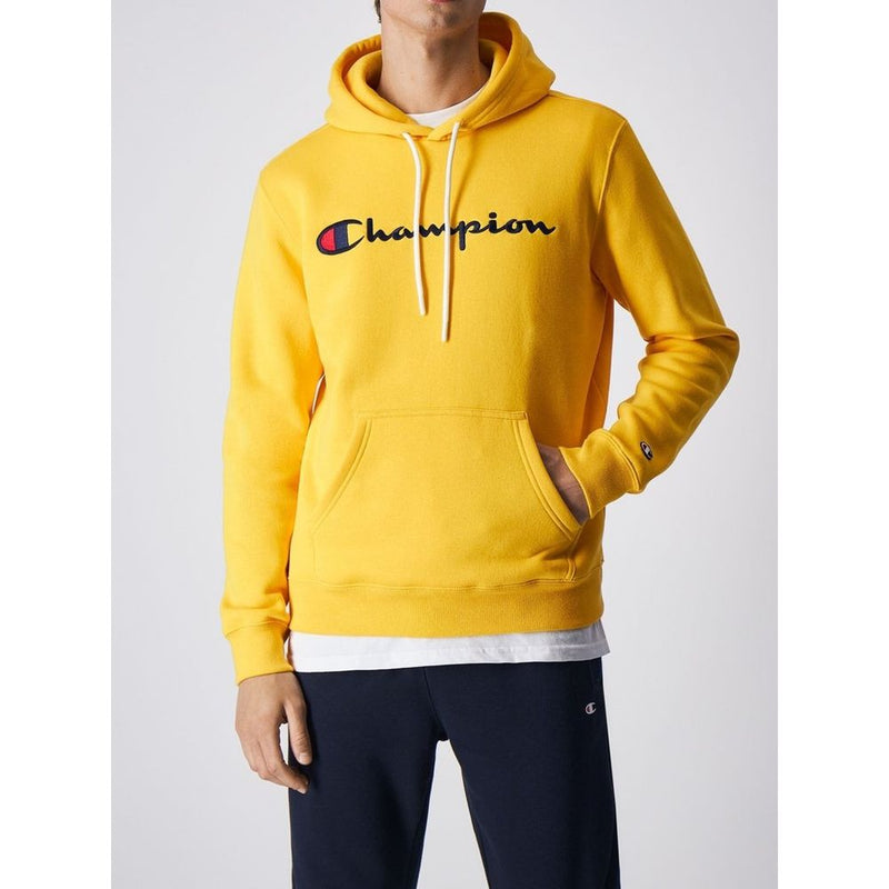 Champion Buttercup Yellow Cotton Sweatshirt for Men