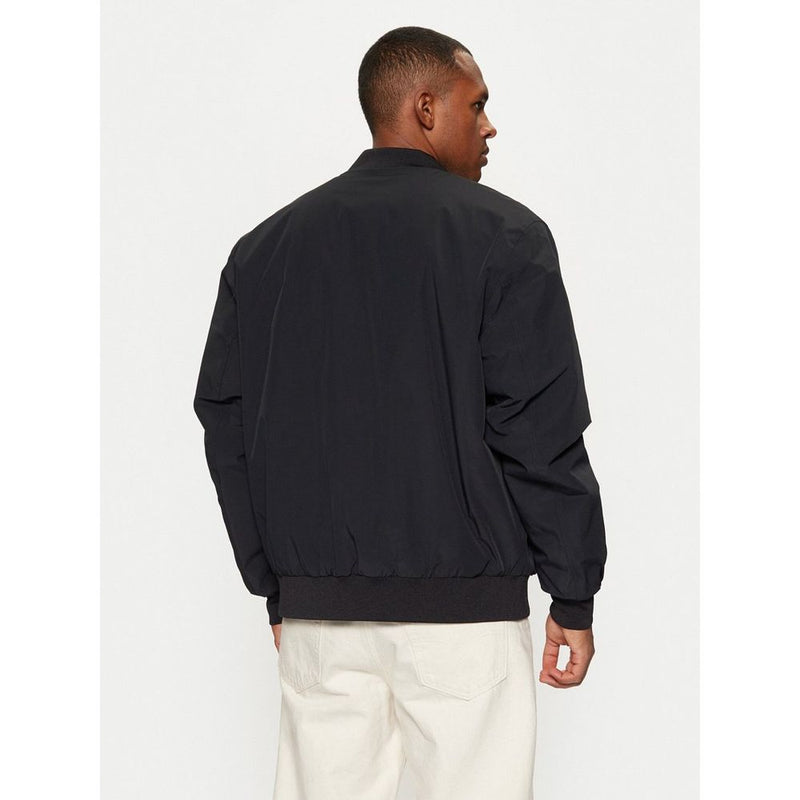 Champion Black Polyamide Bomber Jacket for Men