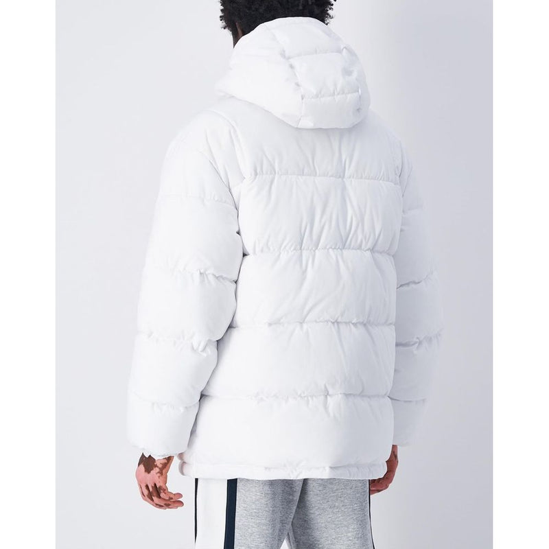 Champion White Polyester Jacket - Trendy and Stylish