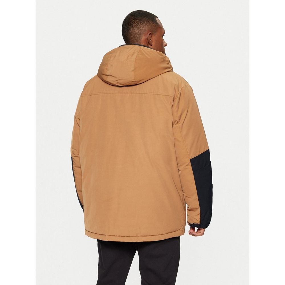 Champion Brown Polyester Parka for Men
