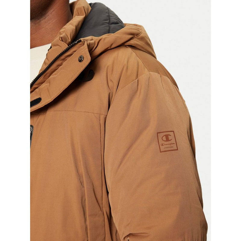 Champion Brown Polyester Parka for Men