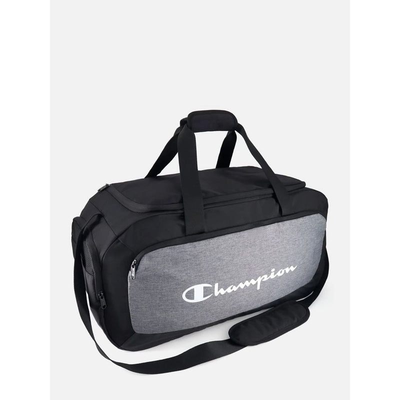 Champion Black Polyester Duffel Bag - Stylish & Functional