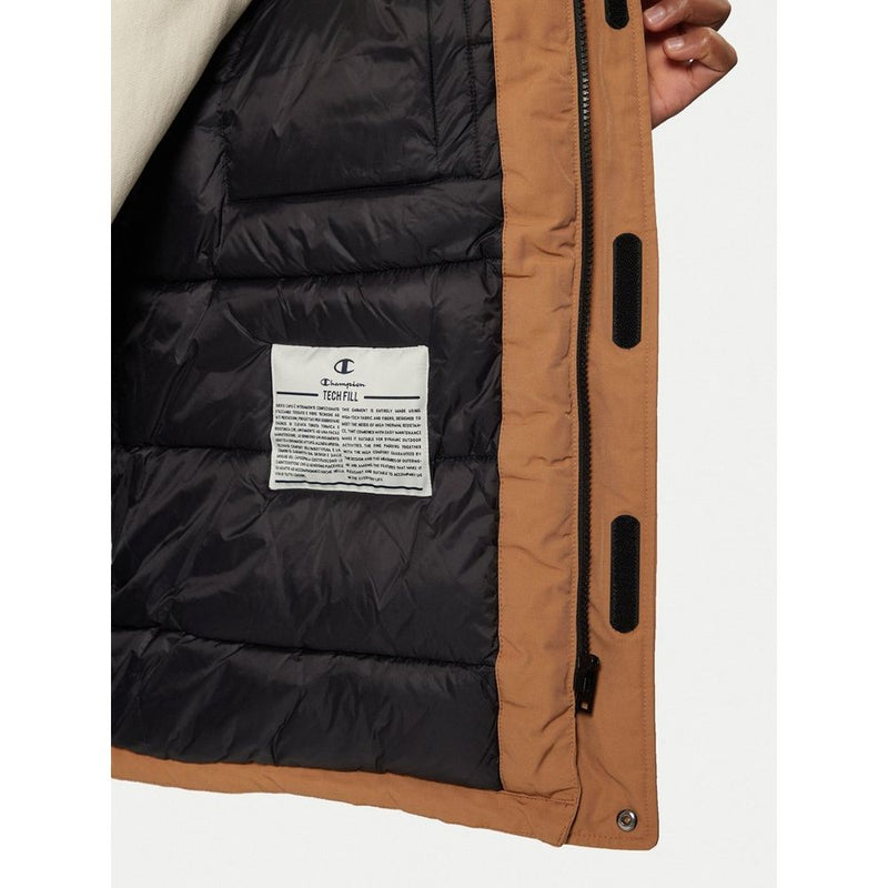Champion Brown Polyester Parka for Men