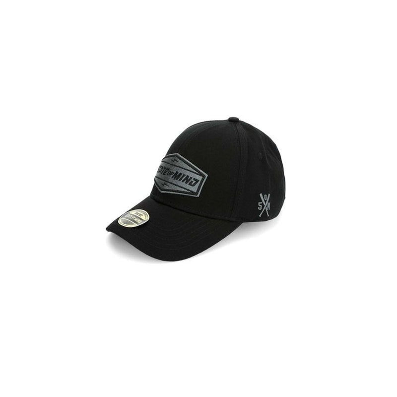 5TATE OF MIND Black Cotton Cap - Unisex Baseball Hat