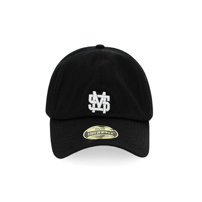 5TATE OF MIND Black Cotton Cap - Stylish Baseball Hat for Men
