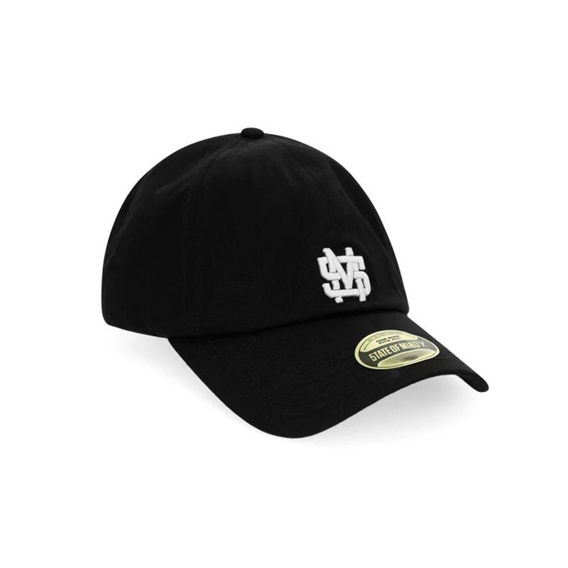 5TATE OF MIND Black Cotton Cap - Stylish Baseball Hat for Men