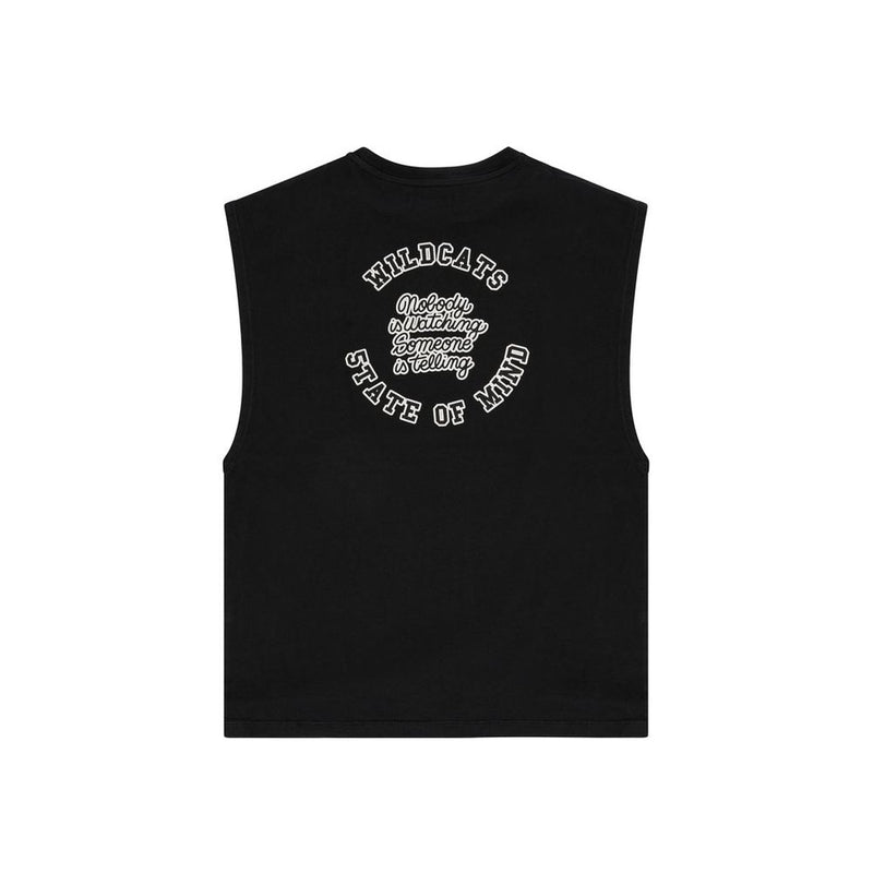 5TATE OF MIND Black Cotton T-Shirt - Timeless Comfort and Style