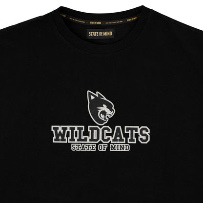5TATE OF MIND Black Cotton T-Shirt - Classic Street Style