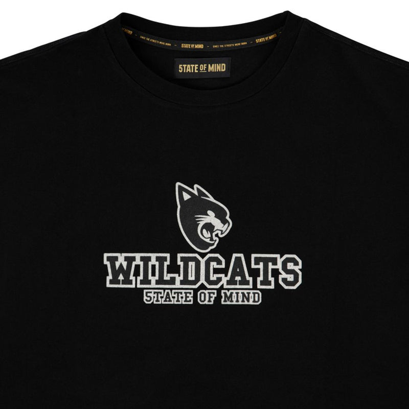 5TATE OF MIND Black Cotton T-Shirt - Timeless Comfort and Style