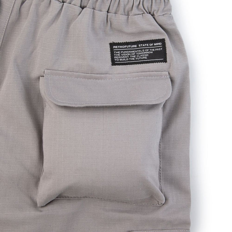 5TATE OF MIND Gray Cotton Bermuda Shorts - Stylish Comfort for Men
