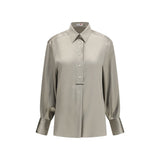 Brunello Cucinelli Bicolor Silk Shirt - Élégance et Confort