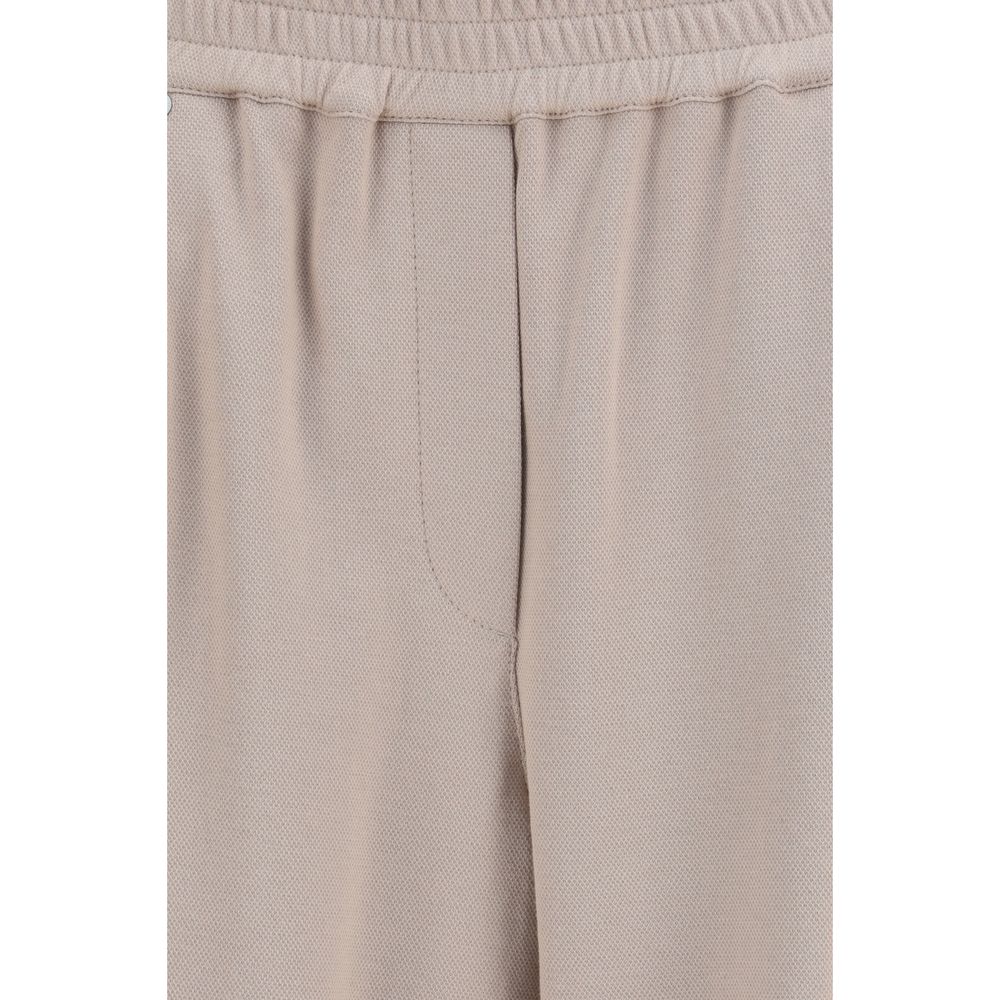 Brunello Cucinelli Beige Cotton Bermuda Shorts for Women