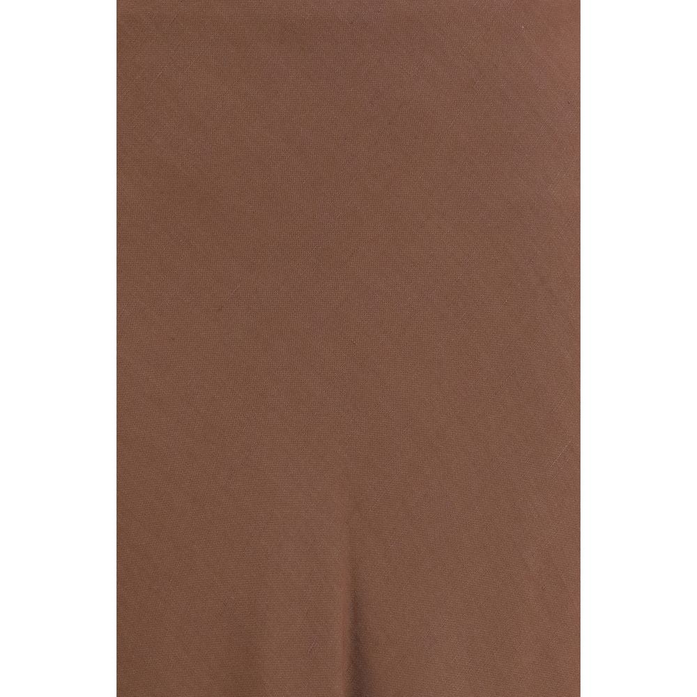 Brunello Cucinelli Brown Viscose Long Skirt - Elegant & Versatile