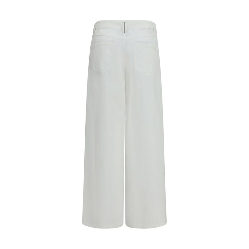Brunello Cucinelli White Cotton Casual Pants for Women