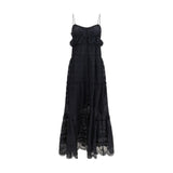 Robe décontractée en coton noir Marant Étoile
