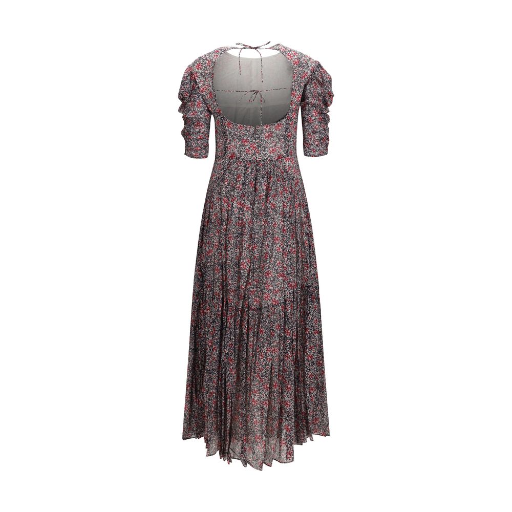 Isabel Marant Étoile Sichellia Purple Cotton Dress