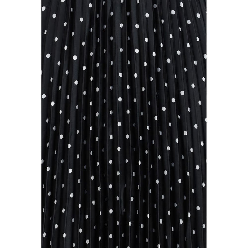 Robe décontractée noire en polyester Self-Portrait