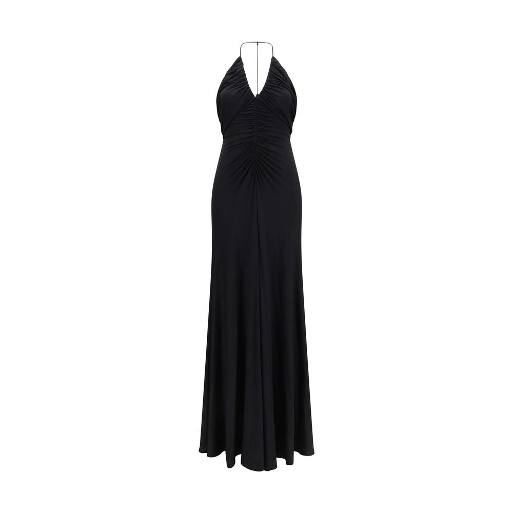 Robe de cocktail Self-Portrait en viscose noire