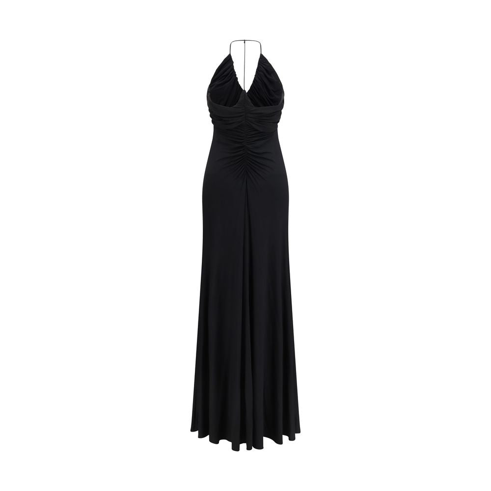Robe de cocktail Self-Portrait en viscose noire