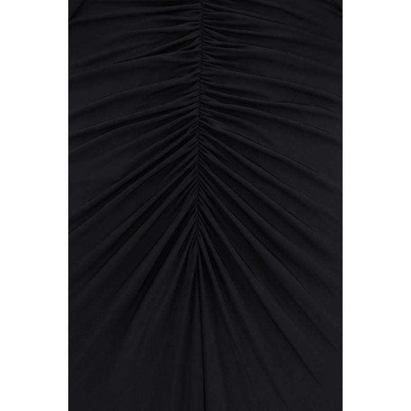 Robe de cocktail Self-Portrait en viscose noire