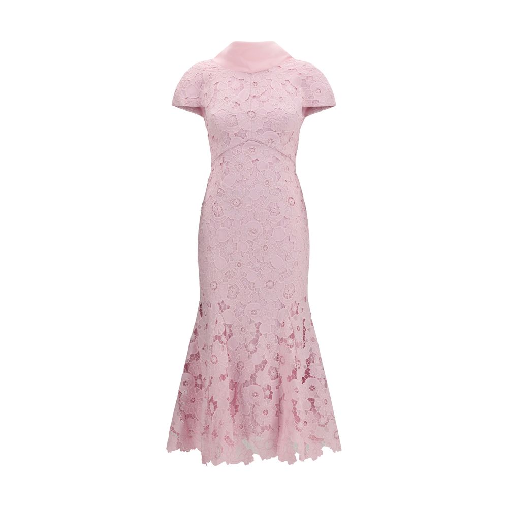 Robe Cocktail Multicolore en Polyester Self-Portrait