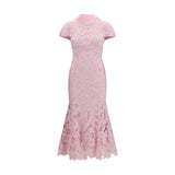 Robe Cocktail Multicolore en Polyester Self-Portrait