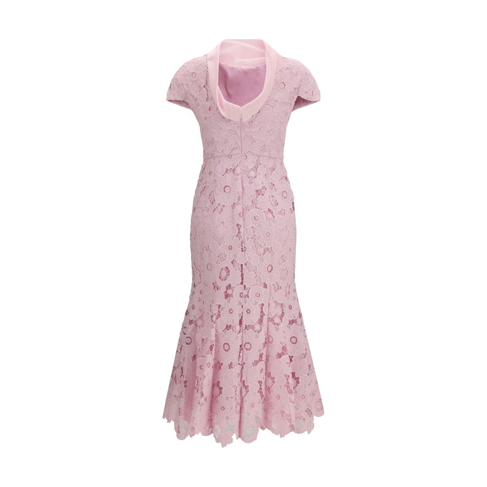 Robe Cocktail Multicolore en Polyester Self-Portrait