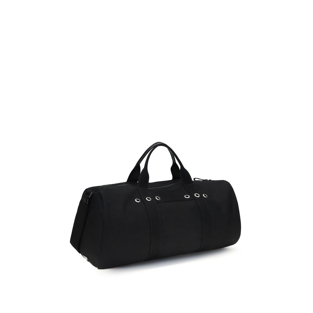 Prada Bagage et Voyage en Coton Noir