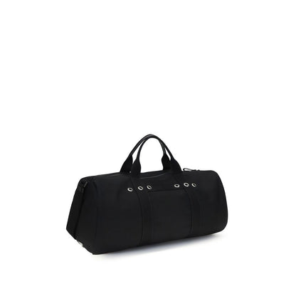 Prada Bagage et Voyage en Coton Noir
