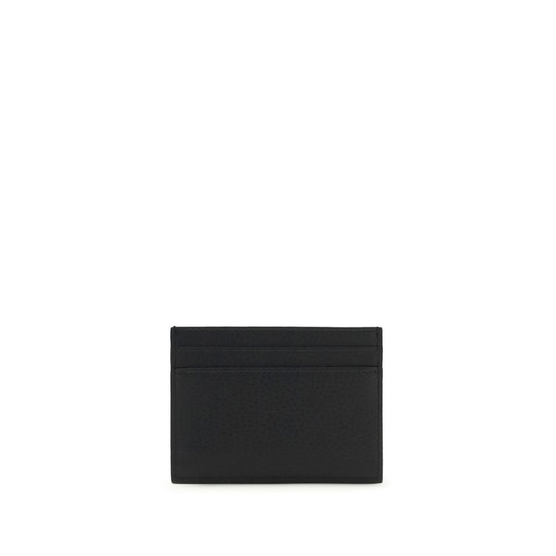 Portefeuille Bos Taurus en cuir de veau noir Saint Laurent