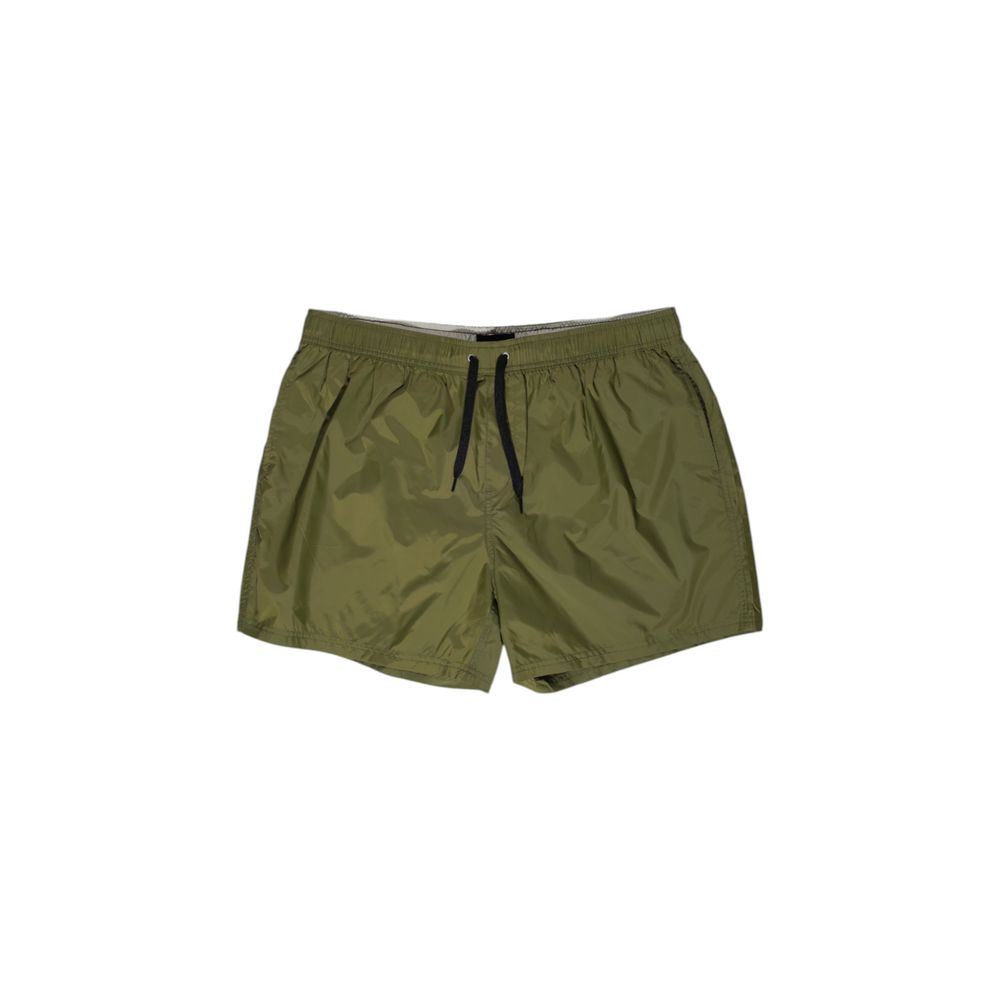 Refrigiwear NY0181 Green Polyester Swim Shorts for Men