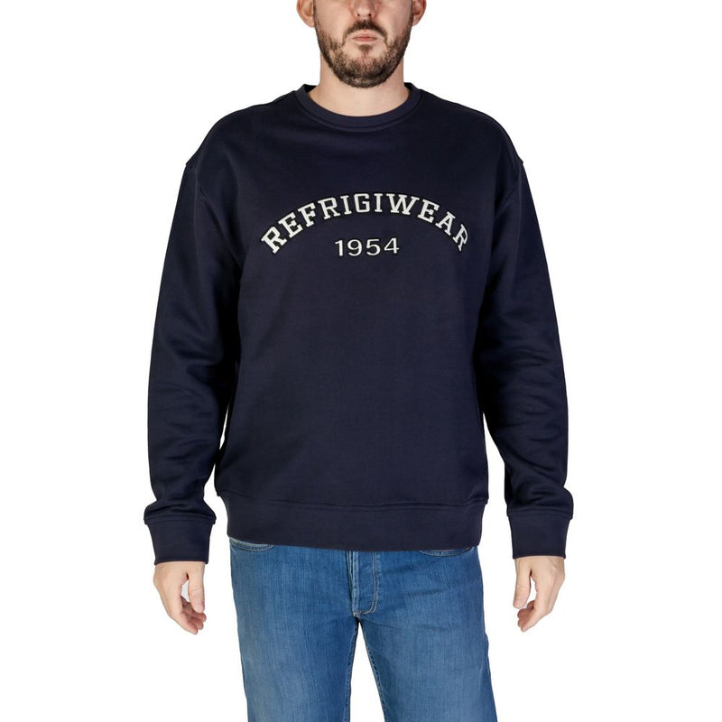 Refrigiwear CT0024F20500 Blue Cotton Sweatshirt for Men
