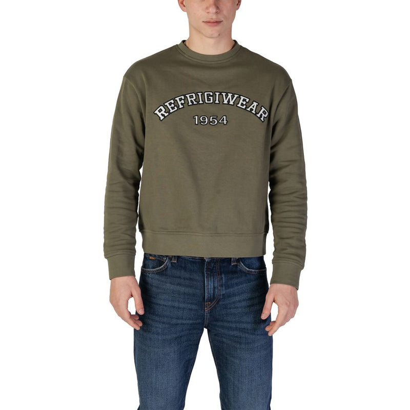 Refrigiwear CT0024F20500 Sweatshirt Vert en Coton pour Homme