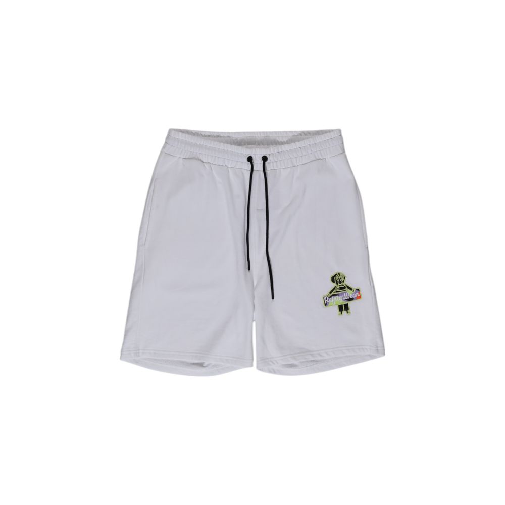 Refrigiwear White Cotton Bermuda Shorts FH9122P56400