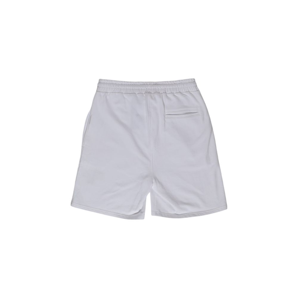 Refrigiwear White Cotton Bermuda Shorts FH9122P56400