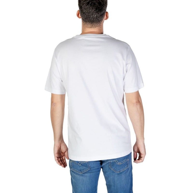 Refrigiwear White Cotton T-Shirt for Men